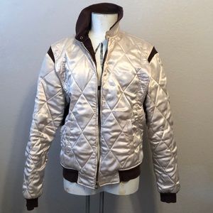 Satin bomber jacket